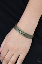 Hope Makes The World Go Round Brass Bracelet - Jewelry by Bretta