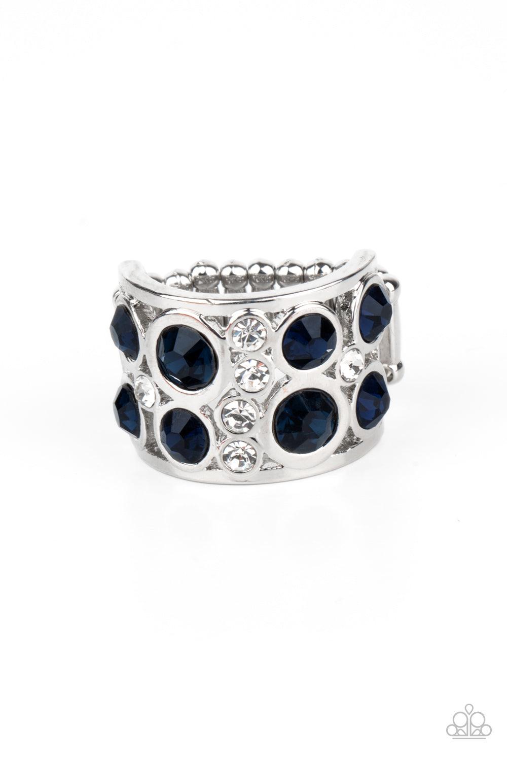 High Roller Royale Blue Ring - Jewelry by Bretta