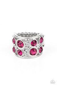 High Roller Royale Pink Ring - Jewelry by Bretta