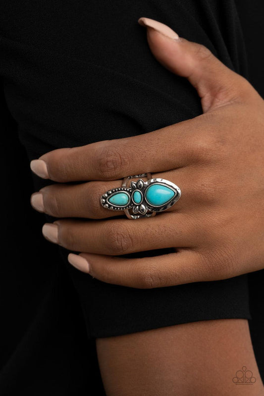 In a BADLANDS Mood Blue Ring - Jewelry by Bretta