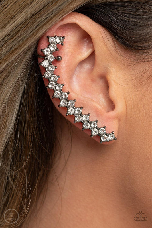 Let There Be LIGHTNING Black Earrings - Jewelry by Bretta