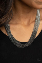 Metallic Merger Black Necklace - Jewelry By Bretta - Jewelry by Bretta