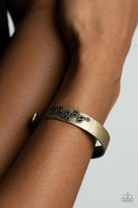 Frond Fable Brass Bracelet - Jewelry by Bretta