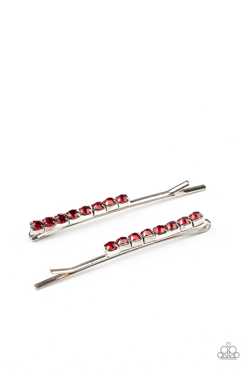 Satisfactory Sparkle Red Hair Clip - Jewelry by Bretta