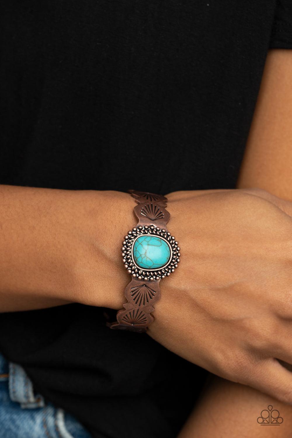 Molten Mogul Green Bracelet - Jewelry by Bretta