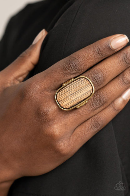 Reclaimed Refinement Gold Ring - Jewelry by Bretta