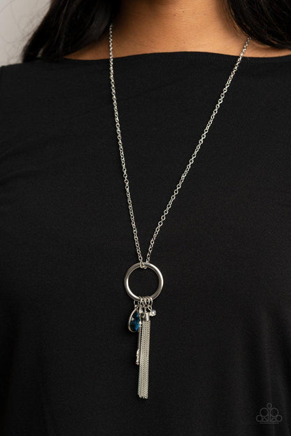 Unlock Your Sparkle  Blue Necklace - Jewelry by Bretta