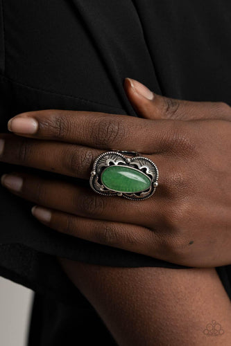 Mystical Mambo Green Ring - Jewelry by Bretta