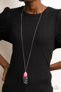 Musically Mojave Pink Necklace - Jewelry by Bretta