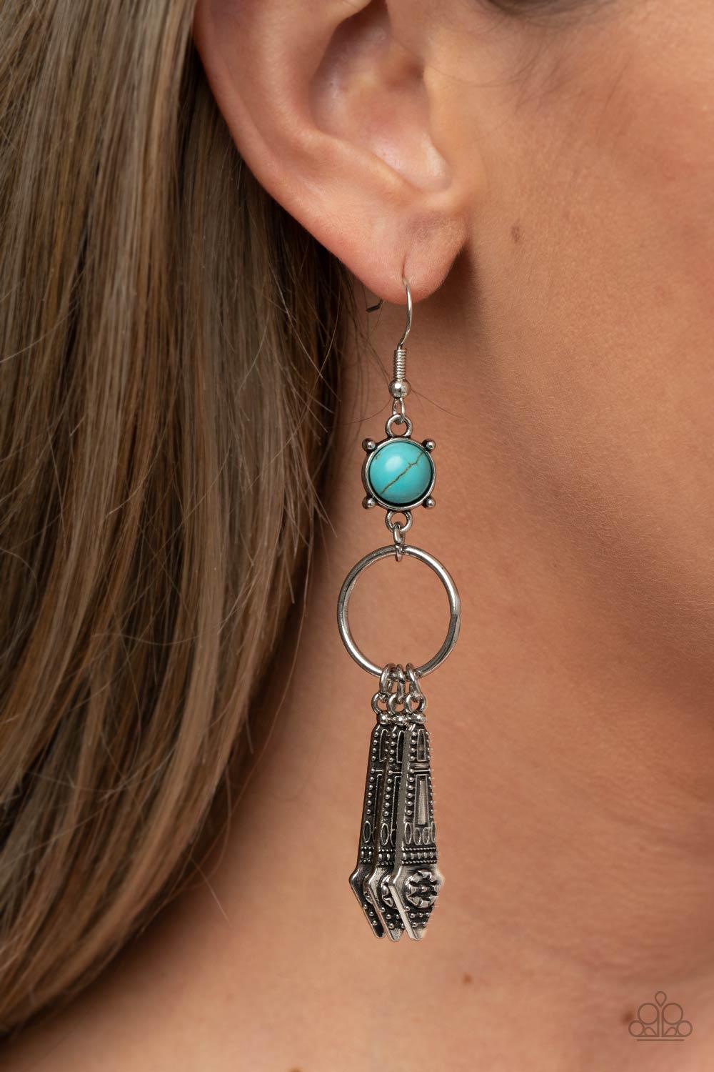 Prana Paradise - Blue Earrings - Jewelry by Bretta