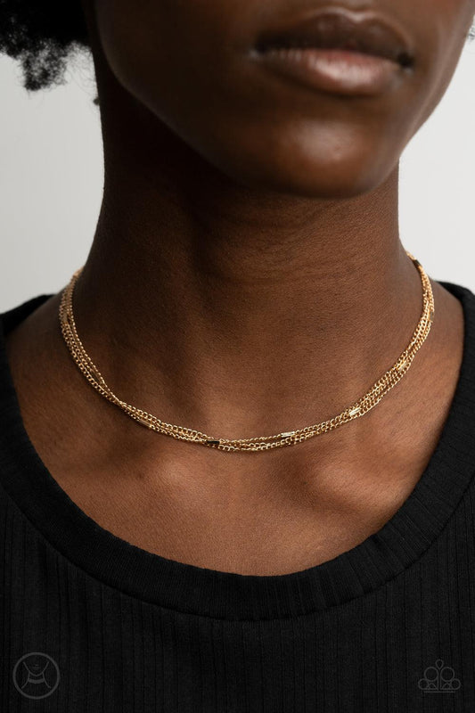 Paparazzi Accessories-Need I SLAY More - Gold Necklace