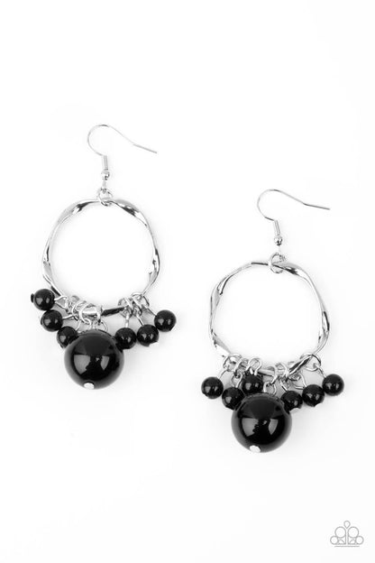 Delectably Diva Black Earrings - Jewelry By Bretta