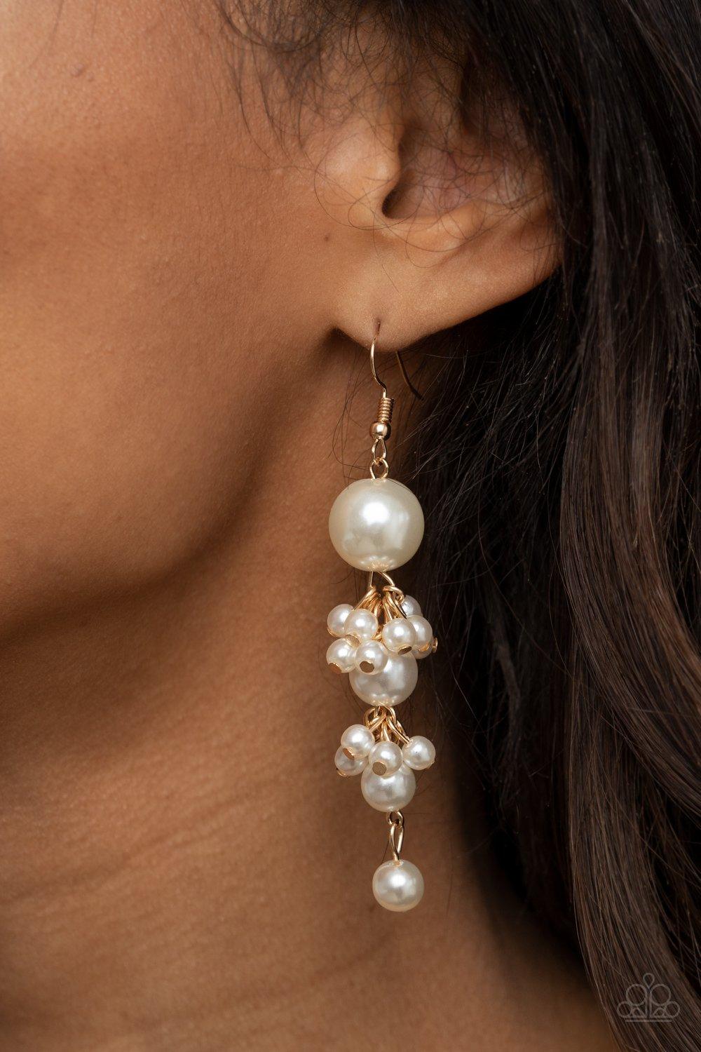  Ageless Applique Gold Earrings - Jewelry by Bretta