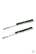 Satisfactory Sparkle Green Hair Clips - Jewelry by Bretta