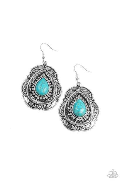 Southwestern Soul Blue Earrings - Jewelry by Bretta