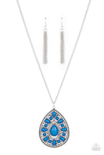 Retro Prairies Blue Necklace - Jewelry by Bretta