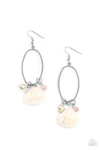 Paparazzi Accessories-This Too SHELL Pass - Pink Earrings