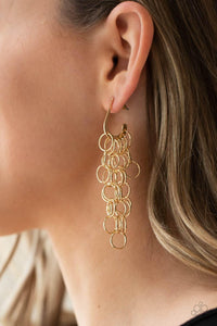 Long Live The Rebels Gold Earrings - Jewelry by Bretta