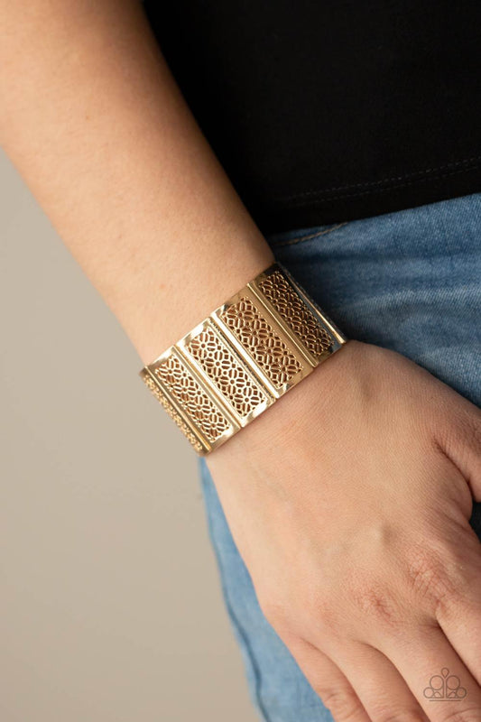 Thai Terrariums Gold Bracelet - Jewelry By Bretta