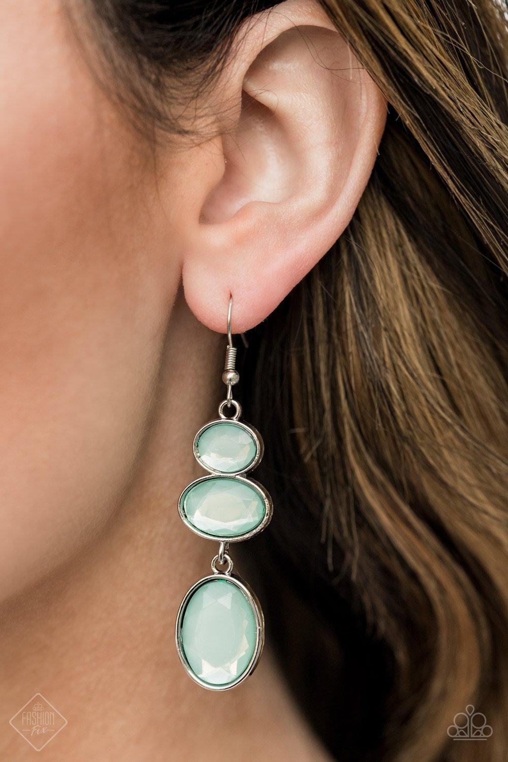 Tiers Of Tranquility Blue Earrings - Jewelry By Bretta