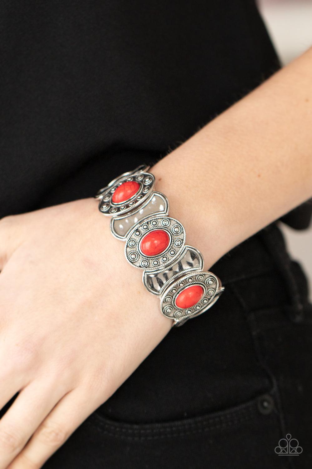 Desert Relic - Red Bracelet - Jewelry by Bretta