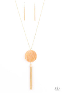 Up FAUX Grabs Orange Necklace - Jewelry By Bretta