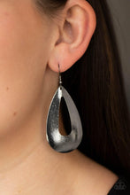 Hand It OVAL! Black Earrings Jewelry by Bretta
