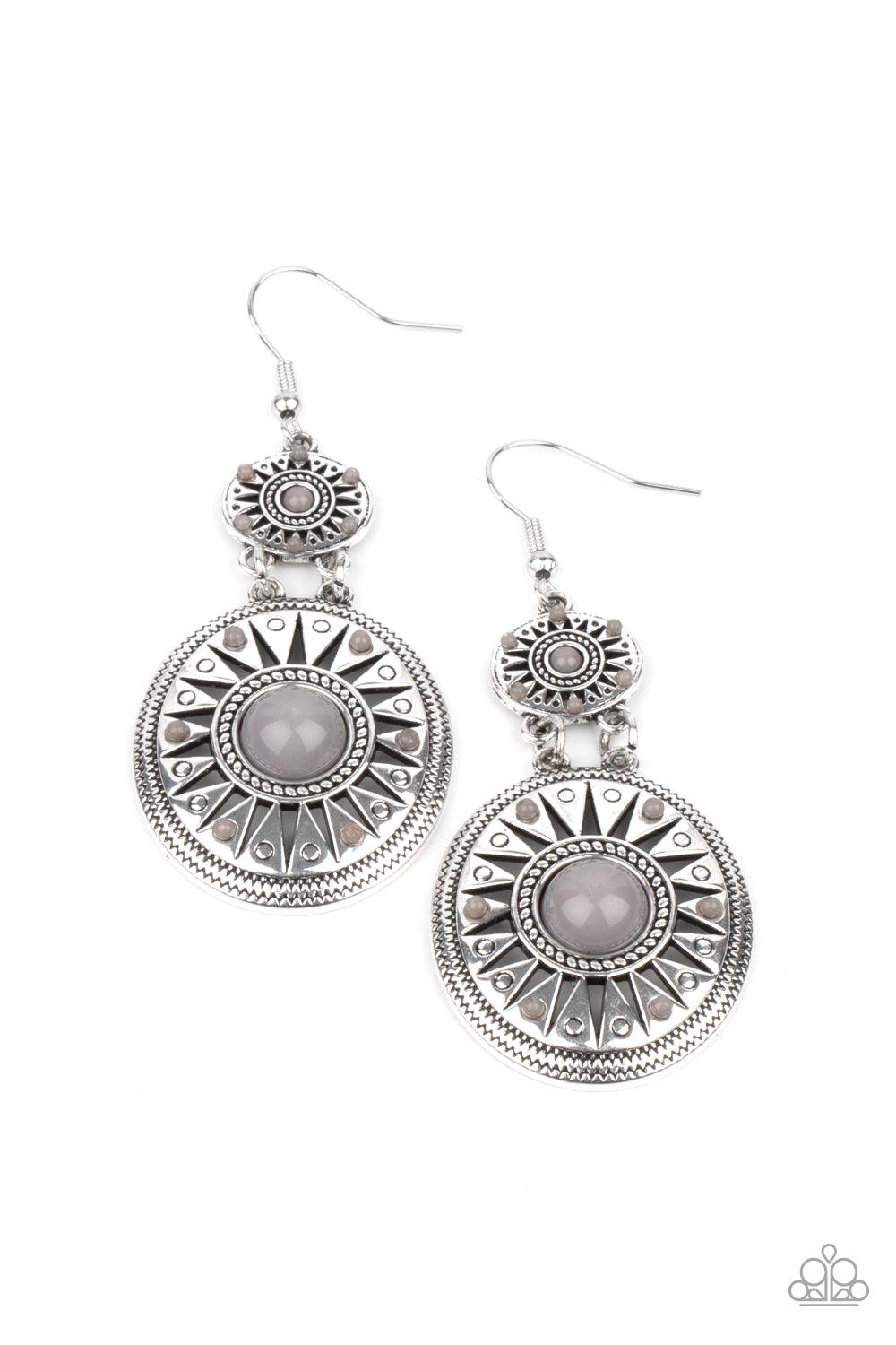 Temple of The Sun - Silver Earrings - Jewelry by Bretta