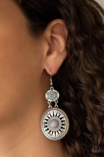 Temple of The Sun - Silver Earrings - Jewelry by Bretta