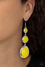 Retro Reality Yellow Earrings - Jewelry by Bretta