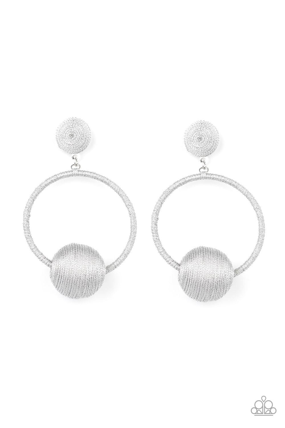 Social Sphere Silver Earrings - Jewelry by Bretta