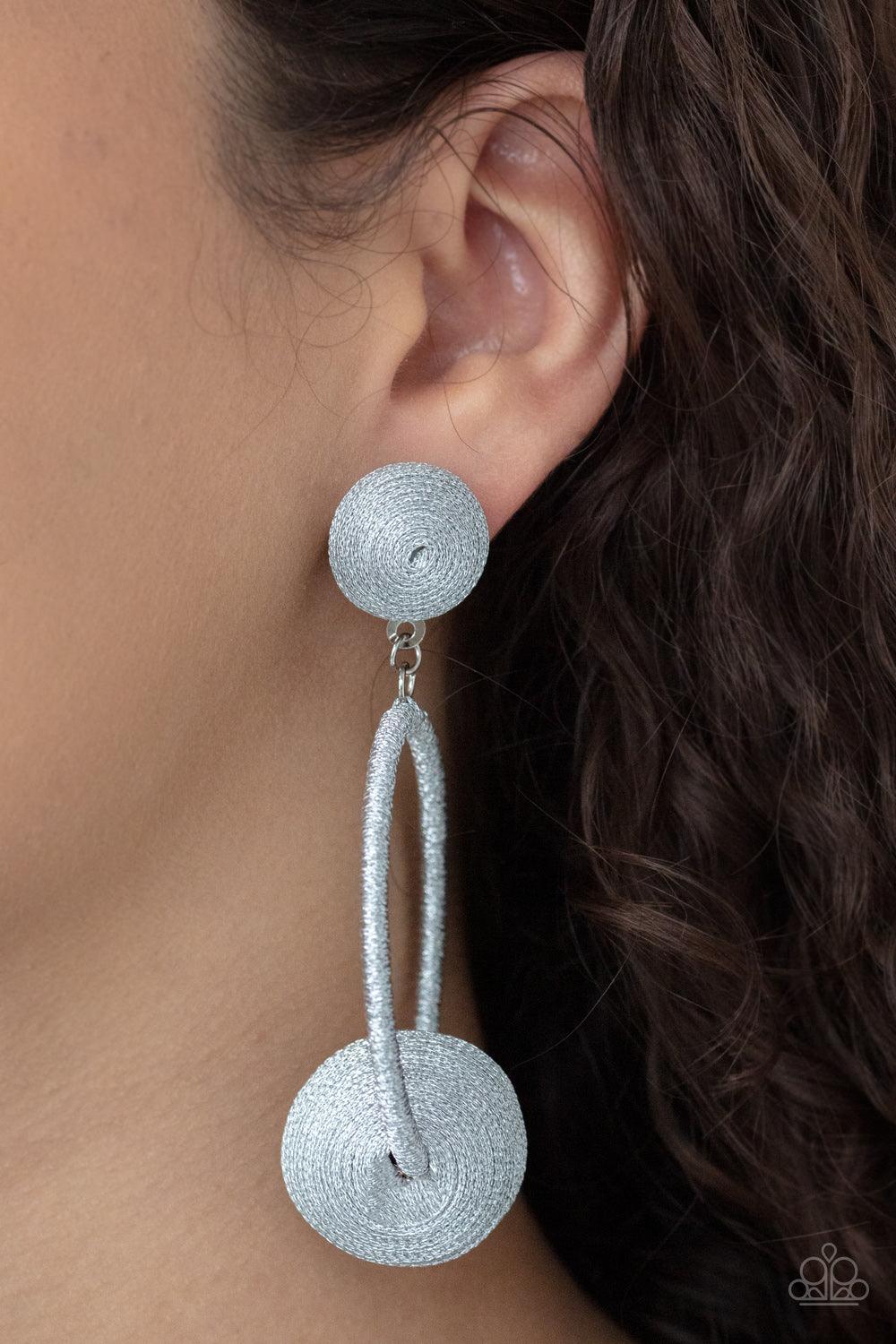 Social Sphere Silver Earrings - Jewelry by Bretta