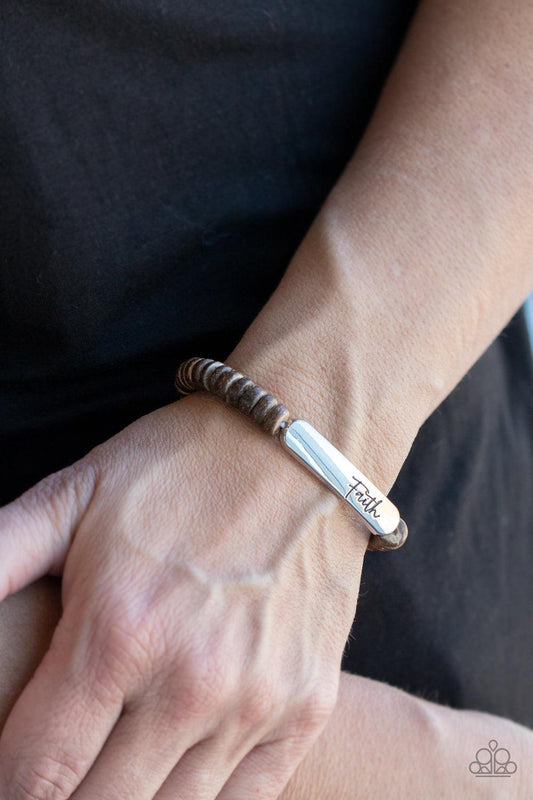 Full Faith Brown Bracelet - Jewelry by Bretta