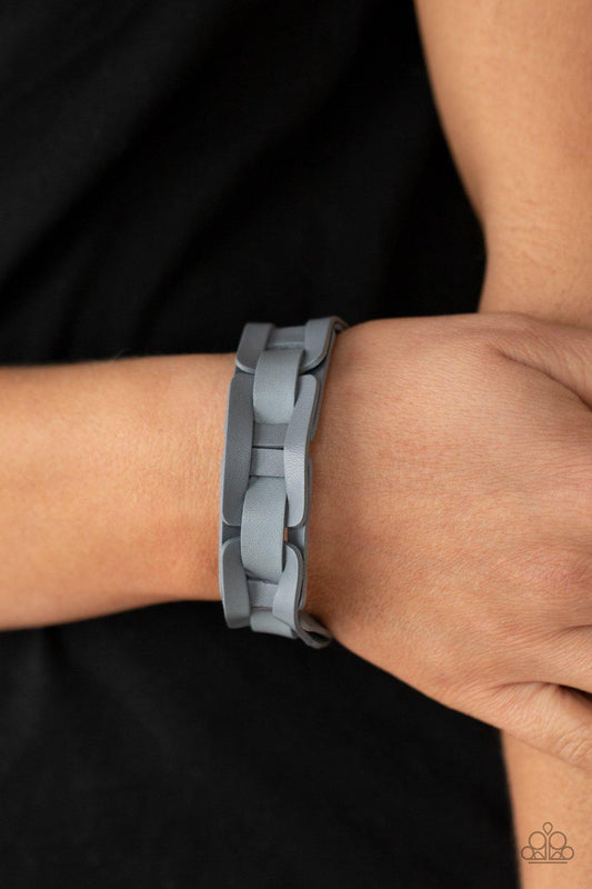 Garage Band Grunge - Silver Bracelet - Jewelry By Bretta