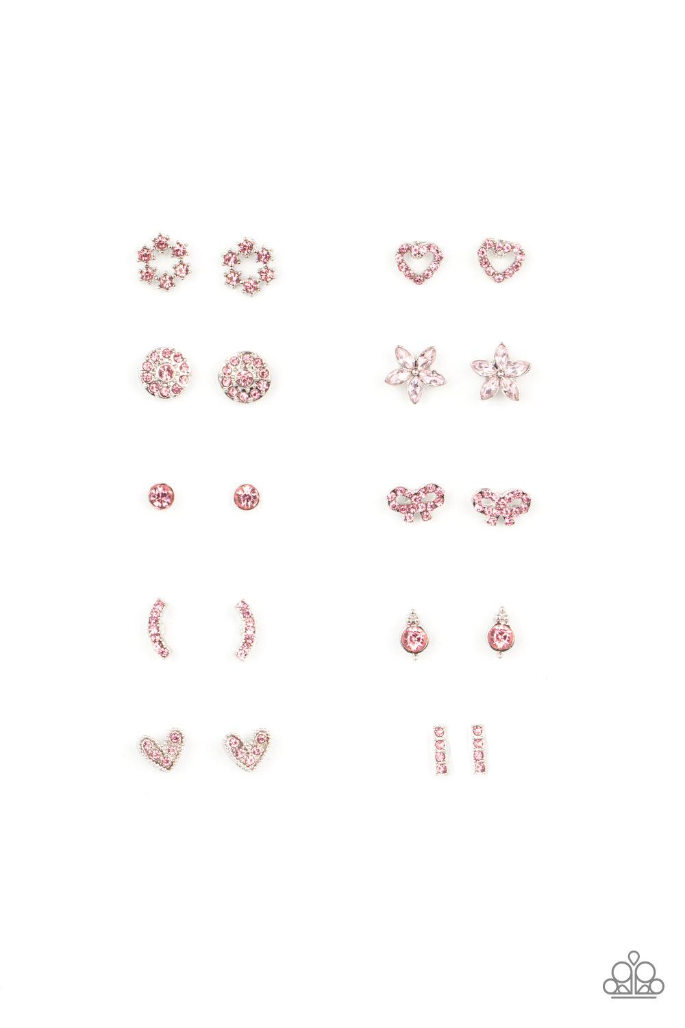 Starlet Shimmer Pink Rhinestone Earrings - Jewelry by Bretta