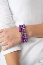 Perfectly Prismatic Purple Bracelet - Jewelry by Bretta