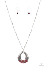 Glitz and Grind Red Necklace - Jewelry by Bretta