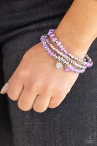 Glacial Glimmer Purple Bracelets - Jewelry By Bretta