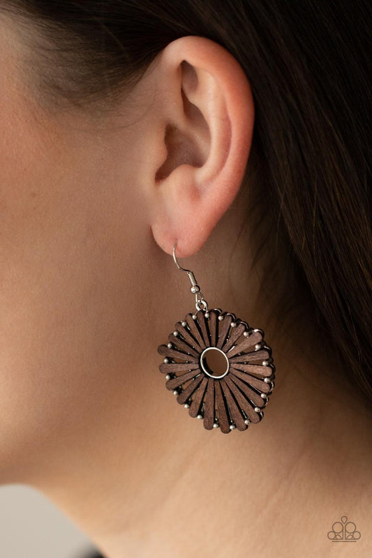 SPOKE Too Soon Brown Earrings - Jewelry  by Bretta