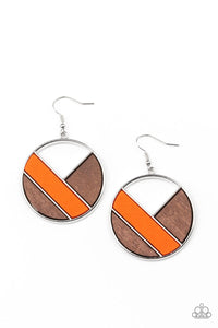 Dont Be MODest Orange Earrings - Jewelry by Bretta