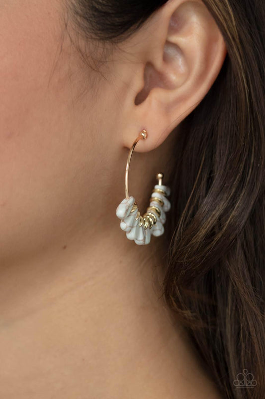 Poshly Primitive White Earrings - Jewelry by Bretta