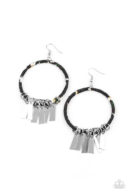 Garden Chimes - Black Earrings - Jewelry By Bretta