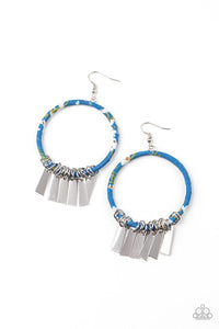 Garden Chimes Blue Earrings - Jewelry By Bretta