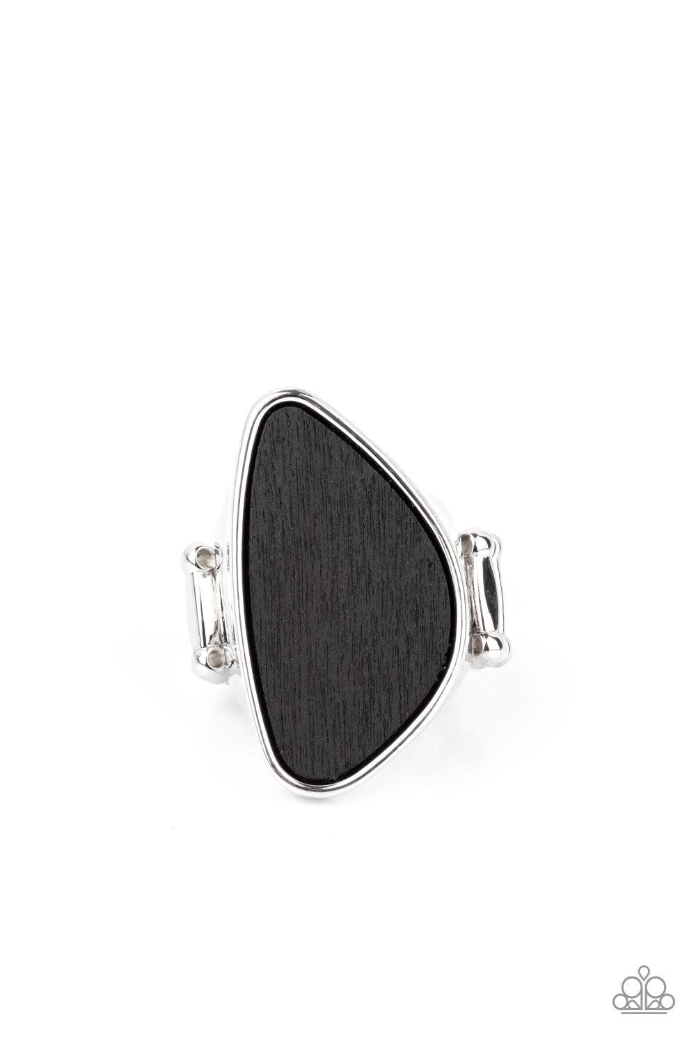 Perfectly Petrified Black Ring - Jewelry by Bretta