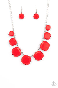 Prismatic Prima Donna Red Necklace - Jewelry by Bretta