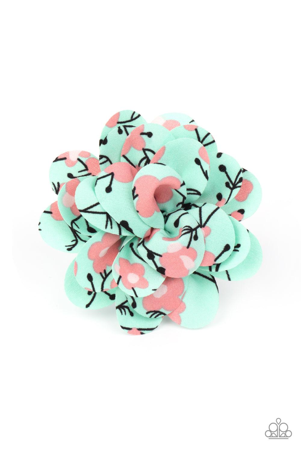 Springtime Eden Green Hair Bow - Jewelry by Bretta