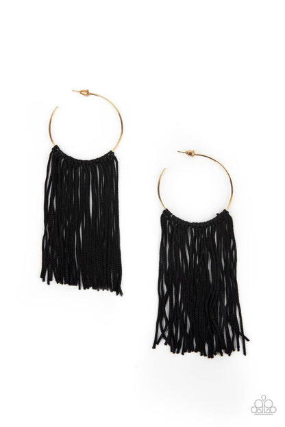 Flauntable Fringe Gold Earrings - Jewelry by Bretta