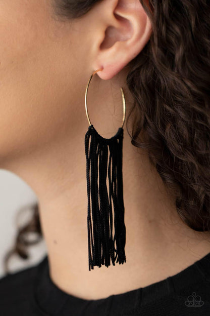 Flauntable Fringe Gold Earrings - Jewelry by Bretta