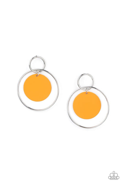 POP, Look, and Listen - Orange Earrings - Jewelry By Bretta