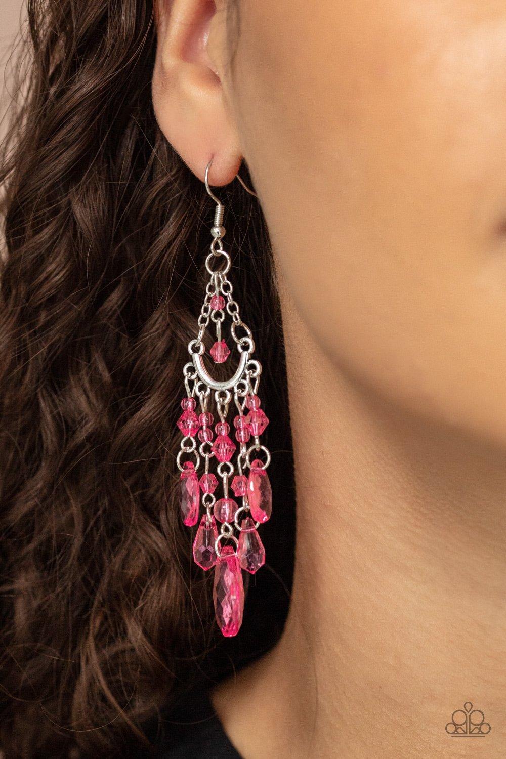 Paid Vacation Pink Earrings - Jewelry By Bretta